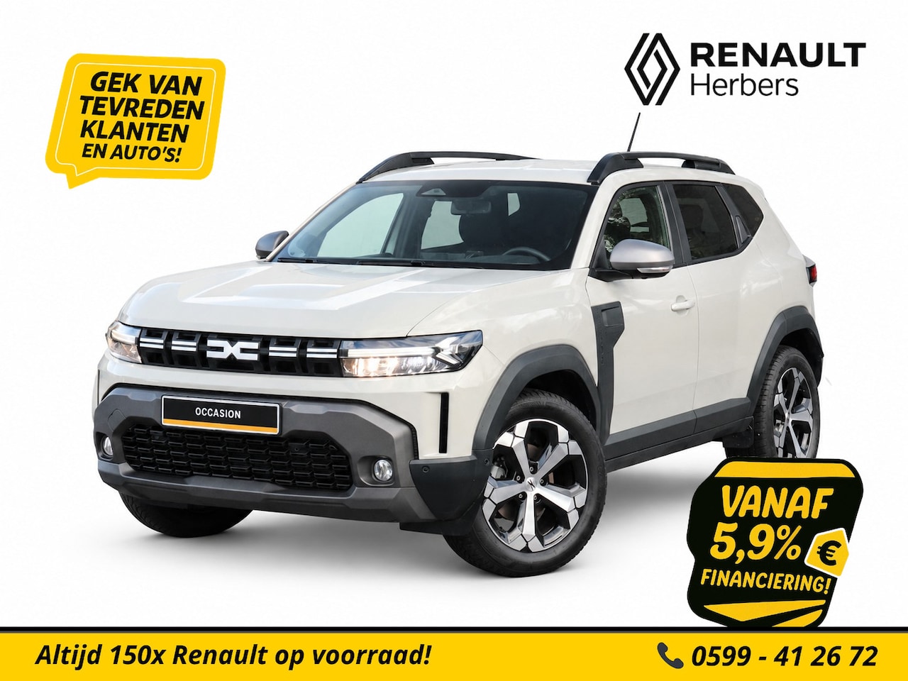 Dacia Duster - 1.6 Hybrid 140 Journey AUTOMAAT / NAVI / ALLE OPTIES - AutoWereld.nl