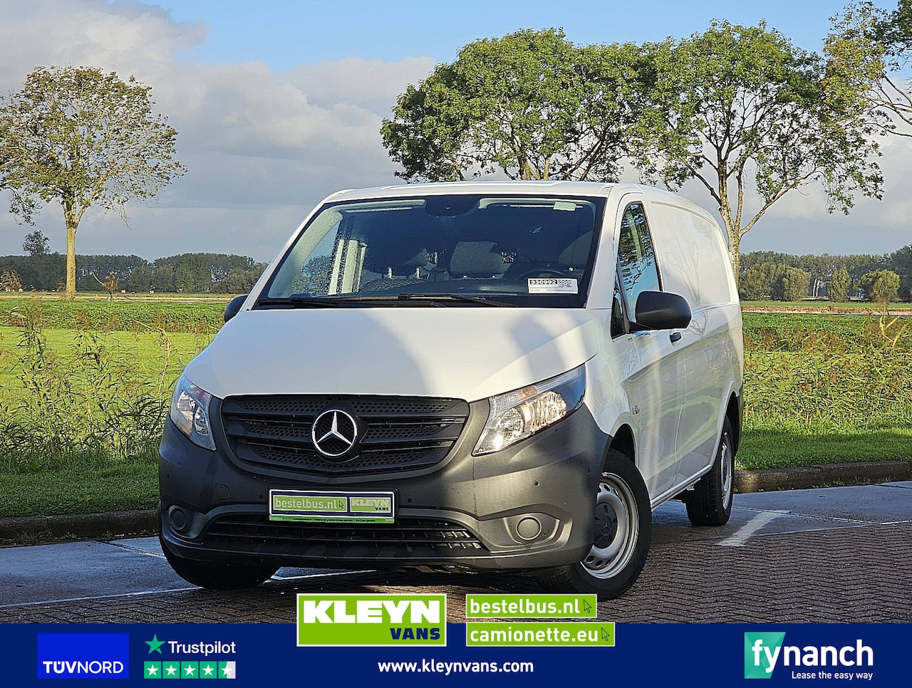 Mercedes-Benz Vito - 110 L2 Airco Euro6 BPM-Vrij Achterdeuren 95Pk Navi 3-Zits! - AutoWereld.nl