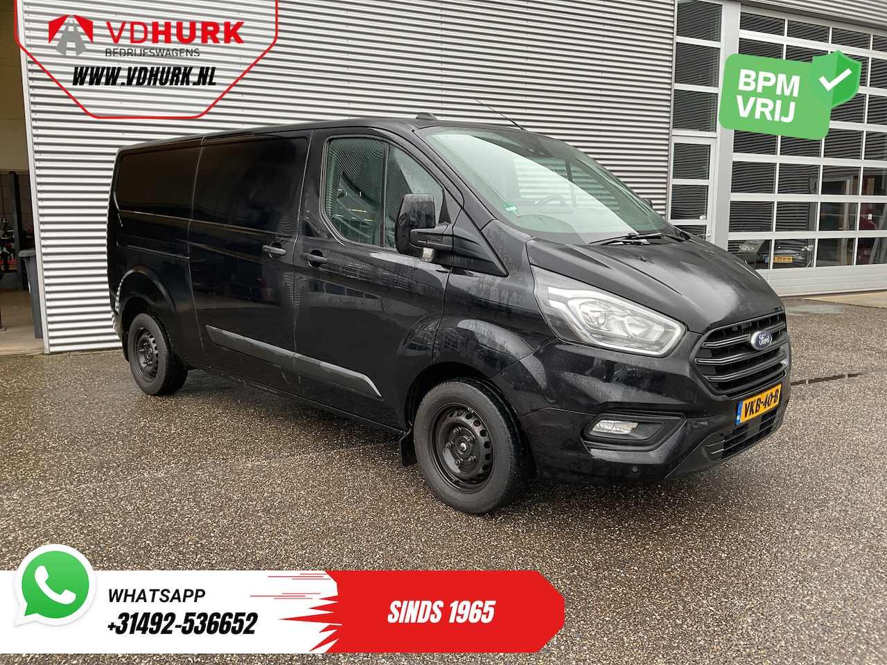 Ford Transit Custom - 2.0 TDCI 130 pk L2 EXPORT Riem V.V./ Carplay/ Navi/ Camera/ Airco/ Cruise/ PDC/ Trekhaak - AutoWereld.nl