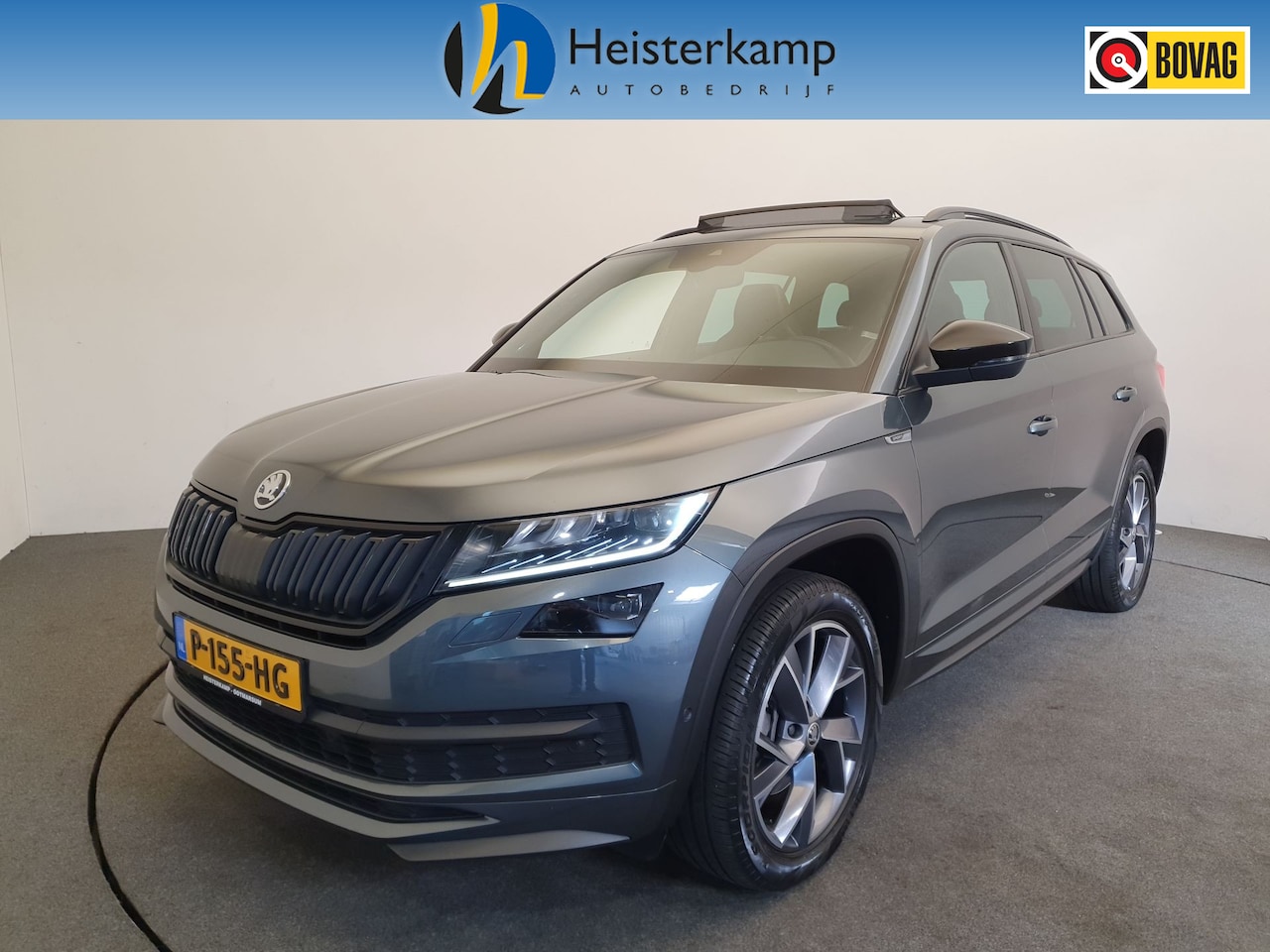 Skoda Kodiaq - 1.5 TSI Sportline Business 7p. Wegklapbare trekhaak, Panoramadak, Elektrische stoelen - AutoWereld.nl