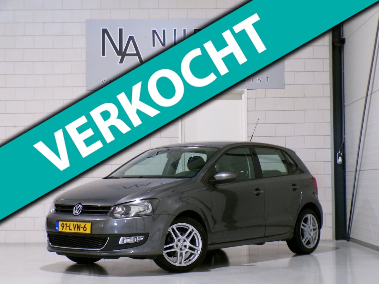 Volkswagen Polo - 1.2-12V "Origineel NL!" Apple-carplay "Nieuwe ketting" 1e eigenaar! Android-Auto Airco Blu - AutoWereld.nl