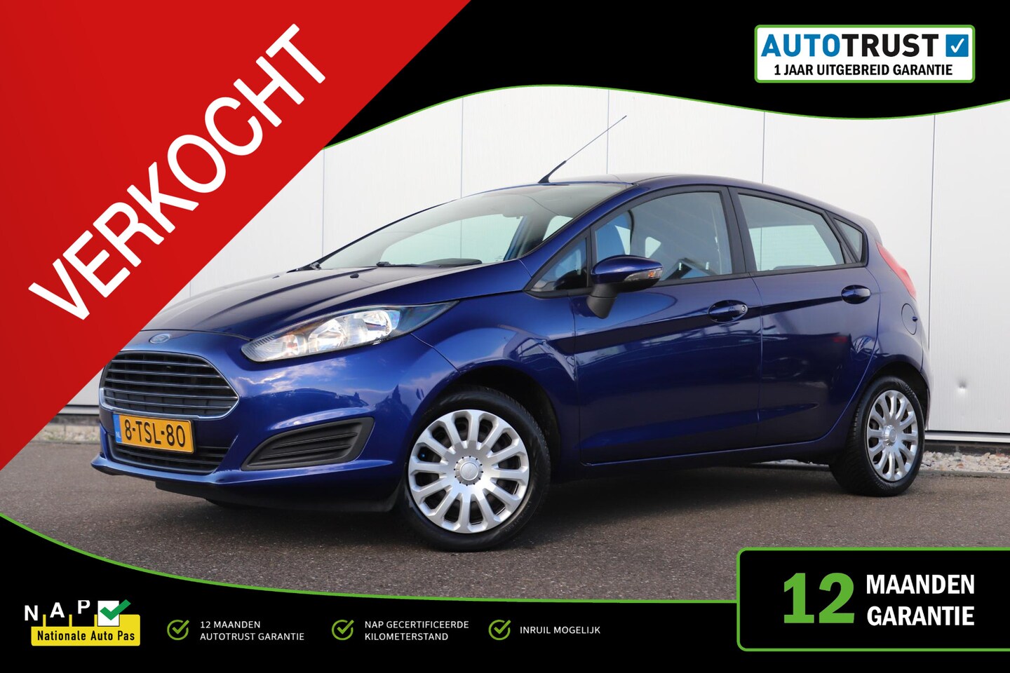 Ford Fiesta - 1.0 Style Trekhaak Navigatie Airco Elektrische Ramen - AutoWereld.nl