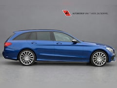 Mercedes-Benz C-klasse Estate - 400 AUT9 4MATIC AMG Line NIGHT PAKKET PANORAMADAK HEAD-UP LUCHTVERING LEDER MEMORY TREKHAA