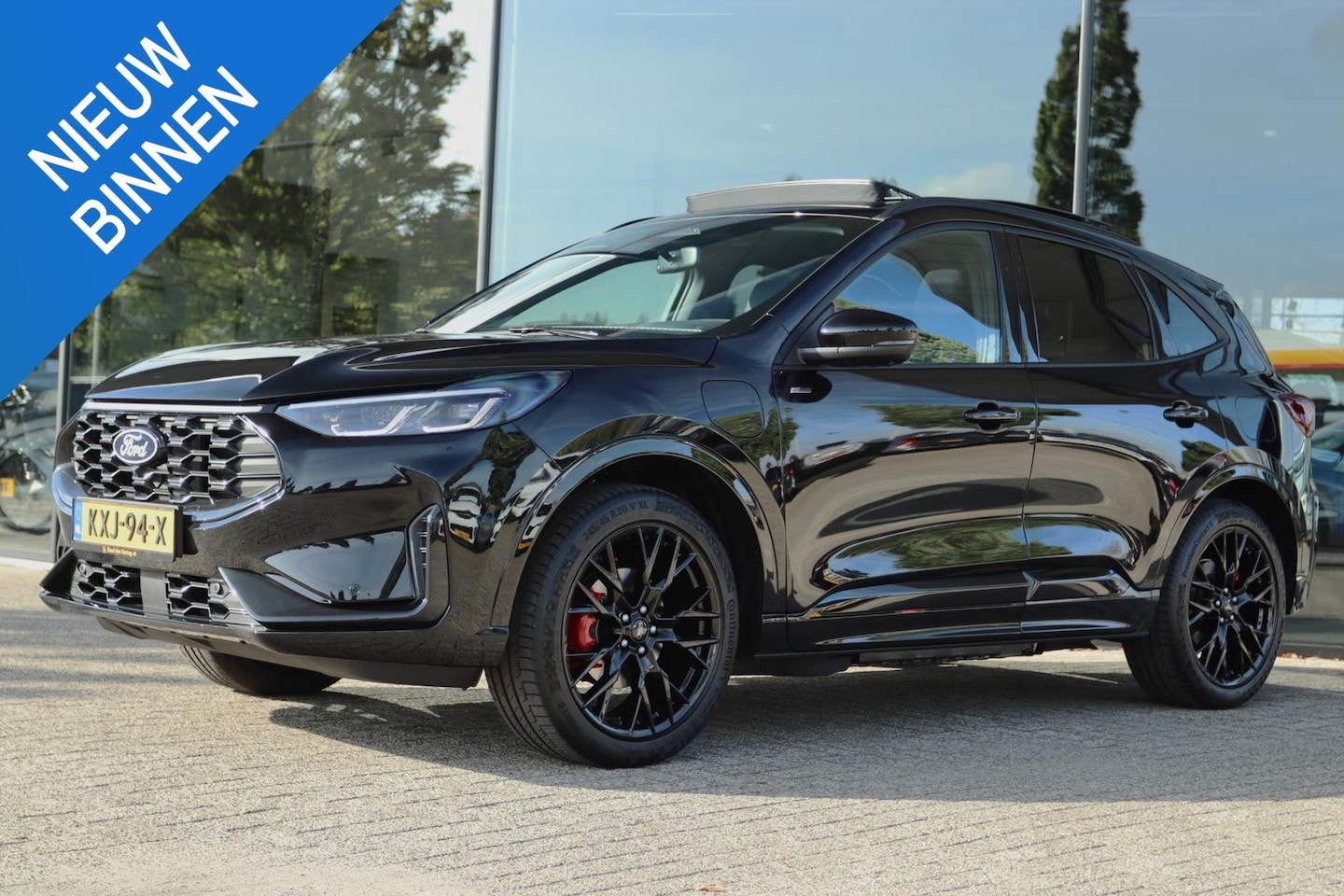 Ford Kuga - 2.5 PHEV ST-LINE X *NIEUW DIRECT LEVERBAAR!* BLACK-PACK | MATRIX | PANO | TREKHAAK | 360 C - AutoWereld.nl