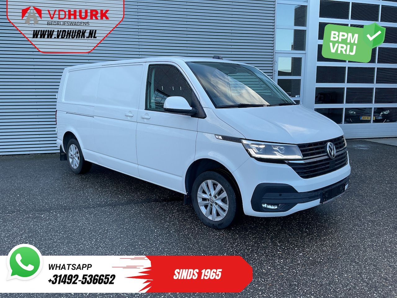 Volkswagen Transporter - 2.0 TDI 150 pk DSG Aut. L2 LED/ Adapt.Cruise/ Carplay/ Standkachel/ Stoelverw./ Navi/ Airc - AutoWereld.nl