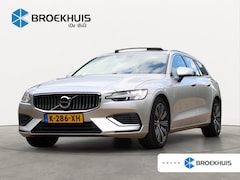 Volvo V60 - 2.0 T8 Twin Engine AWD Momentum Pro | PANODAK | STOEL + STUURVERWARMING | DODE HOEK | ADAP