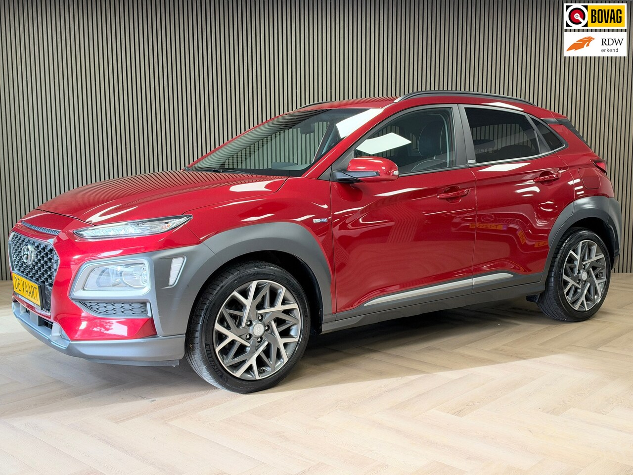 Hyundai Kona - 1.6 GDI HEV Fashion Design NAVI CAM CRUISE CLIMATE CONTROL CARPLAY STOEL/STOELVERW. - AutoWereld.nl