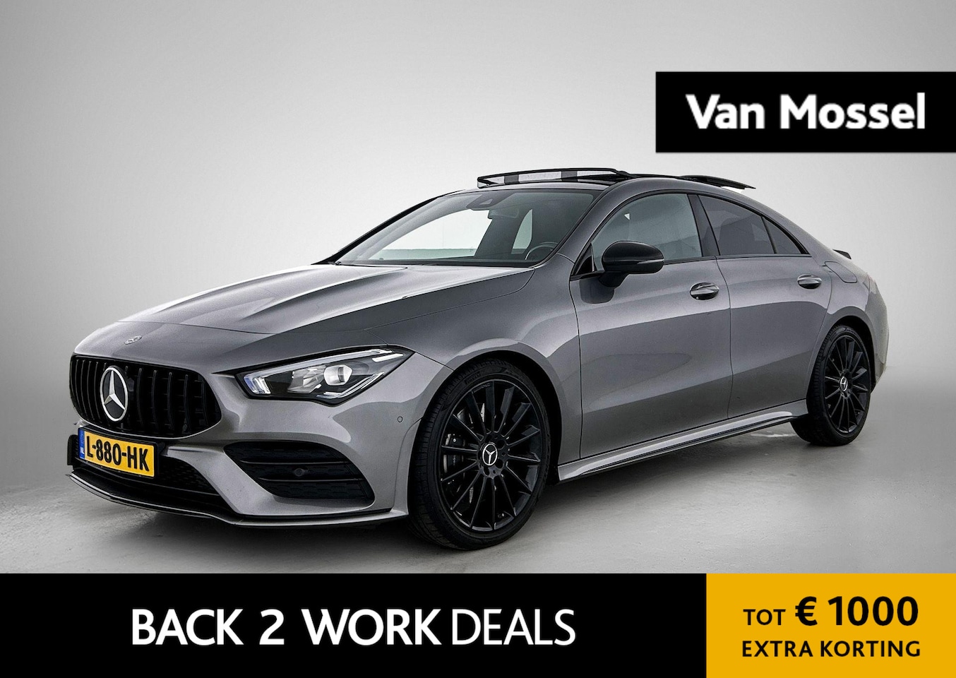 Mercedes-Benz CLA-Klasse - 250 Premium Plus | Apple Carplay / Android Auto | Panoramadak | Stoelverwarming | Sfeerver - AutoWereld.nl