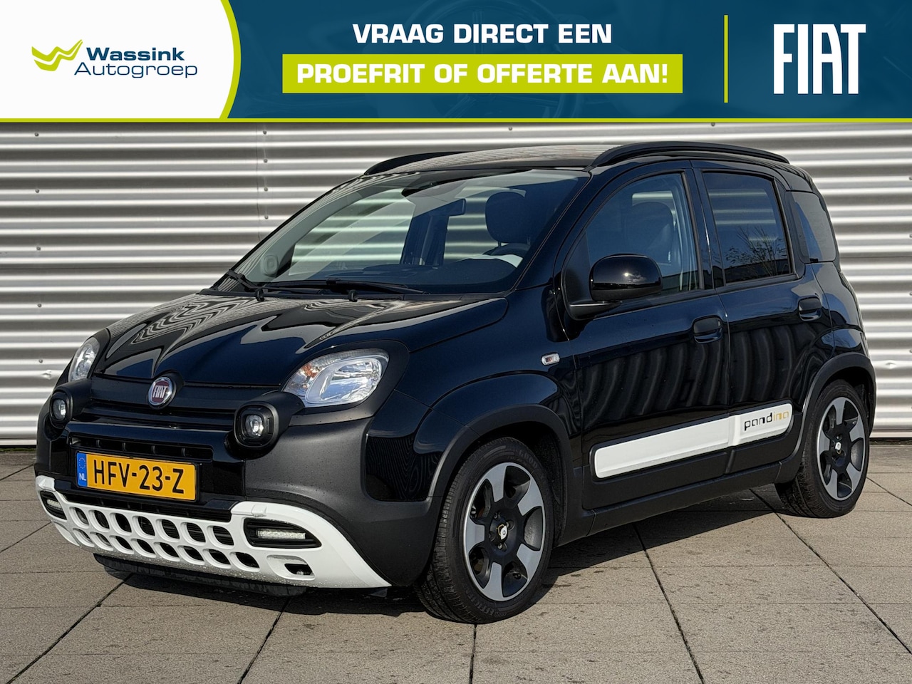 Fiat Panda - Pandina Cross 70 pk Hybrid Navigatie via app | Airco | Cruise Control | Parkeersensoren - AutoWereld.nl