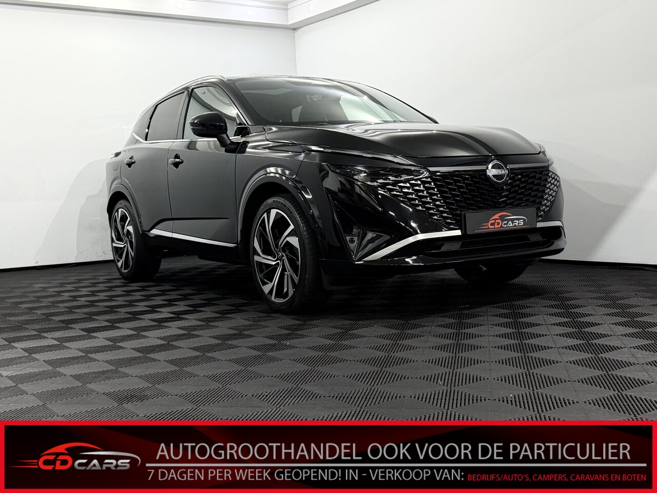 Nissan Qashqai - 1.3 MHEV Tekna Plus Panoramadak, Leder, 360 Camera, Bose geluid systeem, Head-up display, - AutoWereld.nl