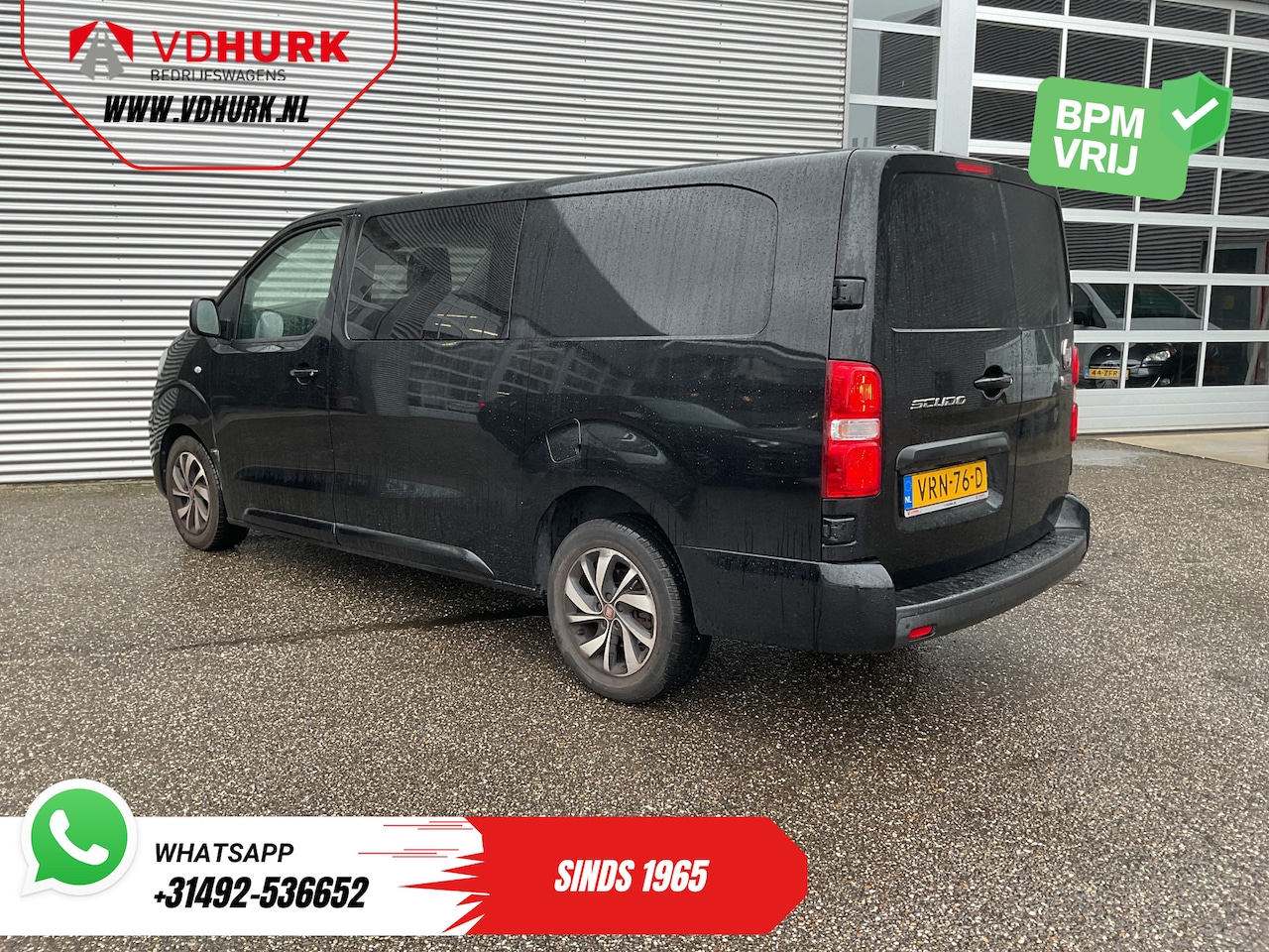 Fiat Scudo - 2.0 MJ 180 pk Aut. DC Dubbel Cabine Carplay/ Xenon/ Climate/ Navi/ Cruise/ Camera/ 17’LMV/ - AutoWereld.nl