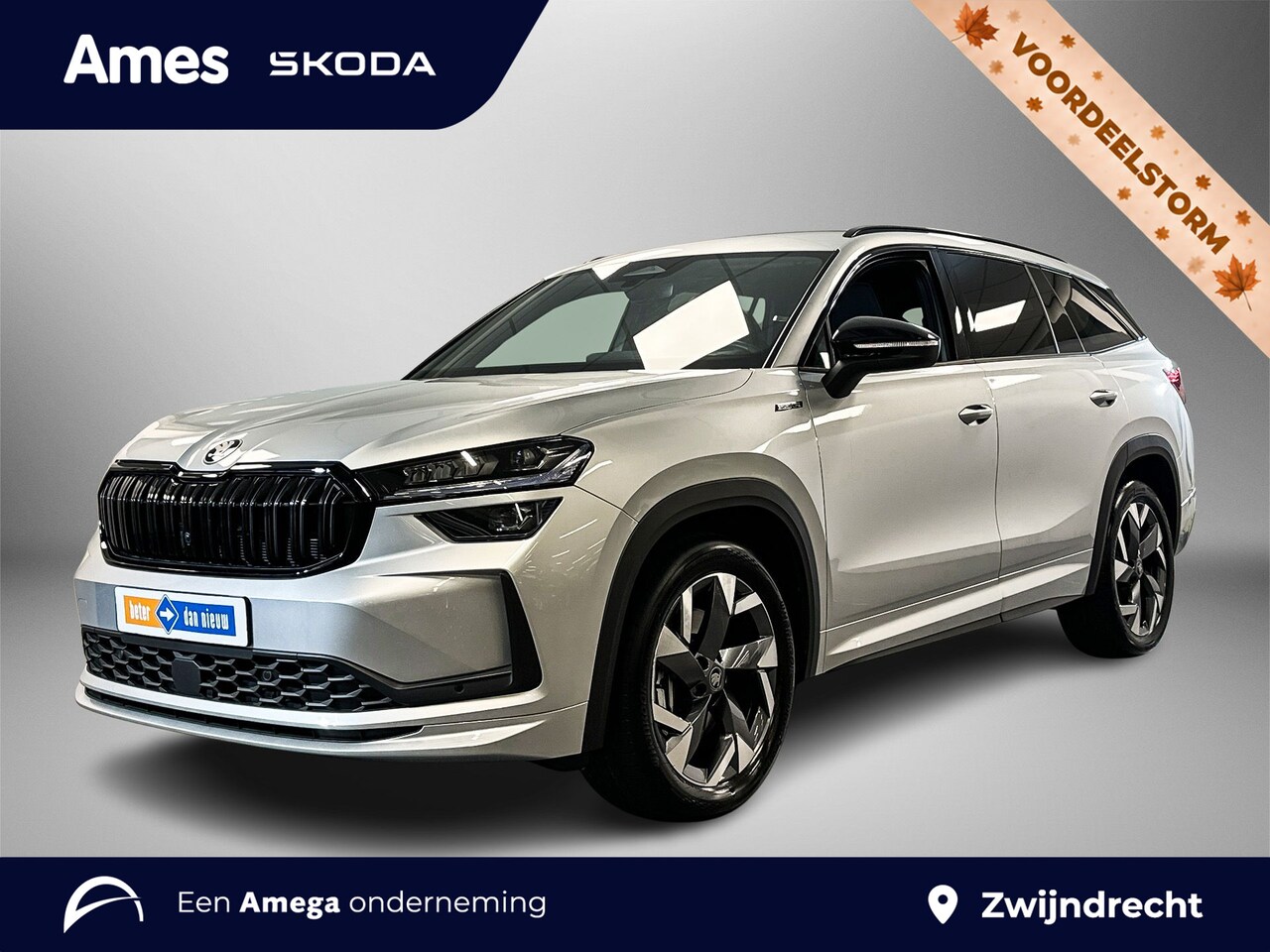 Skoda Kodiaq - 1.5 150pk TSI MHEV Sportline Business 7p Achteruitrijcamera | Adaptive Lane Assist | Derde - AutoWereld.nl