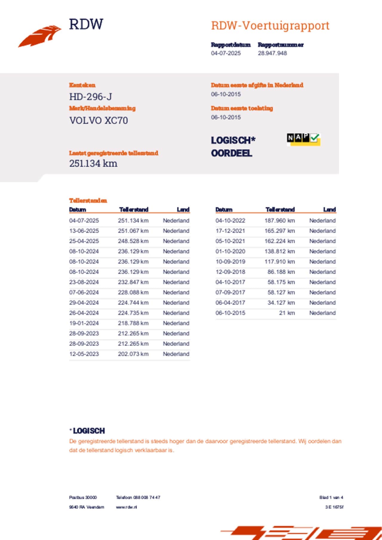 Volvo XC70 - D5 (5 cylinder 220pk Euro 6) Geartronic AWD Inscription Edition Full Options Schuifdak, Li - AutoWereld.nl