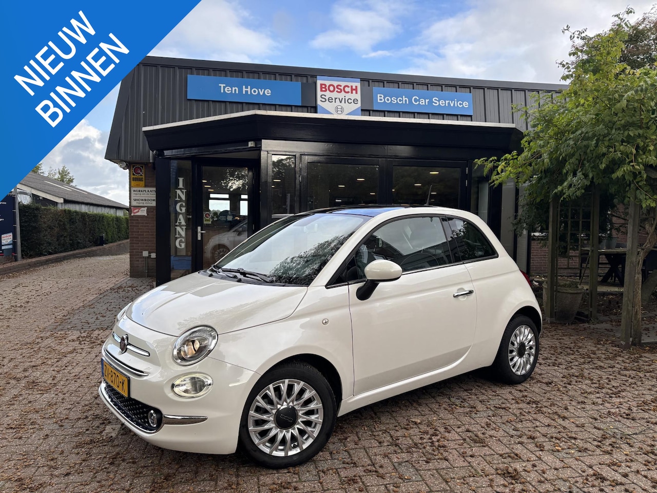 Fiat 500 - 0.9 TwinAir Turbo Lounge|Pano|PDC|Parelmoer wit - AutoWereld.nl