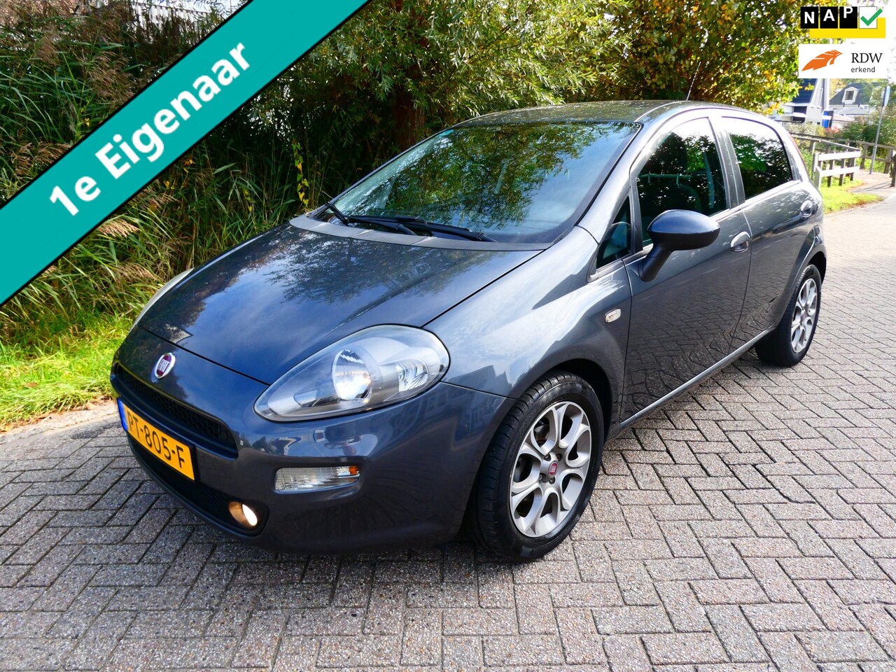 Fiat Punto Evo - 0.9 TwinAir 100pk 1e eig. 5-deurs 75.000km. Clima Cruise Navi - AutoWereld.nl