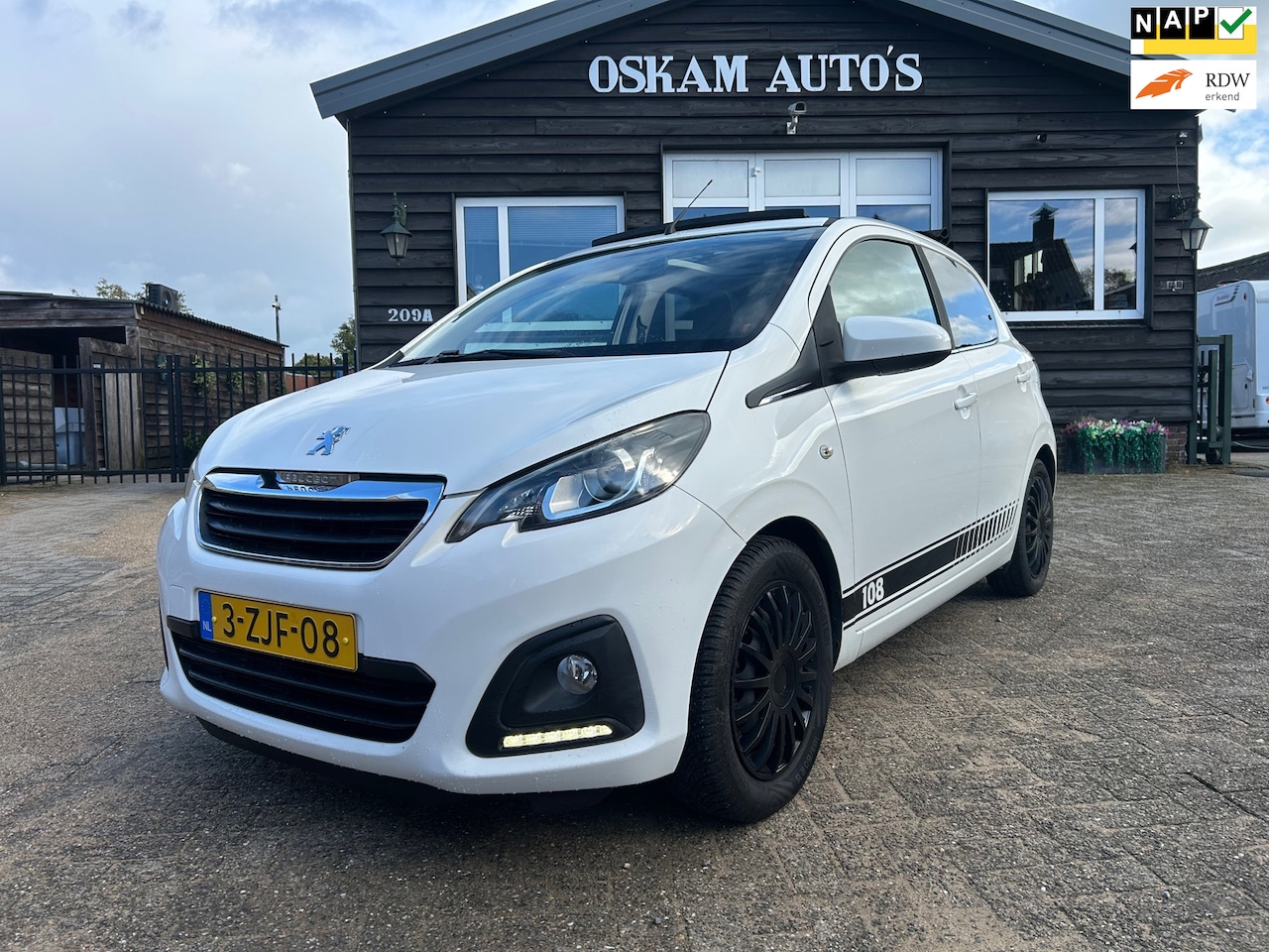 Peugeot 108 - 1.0 VTi Active Top Cabrio Apple car play - AutoWereld.nl