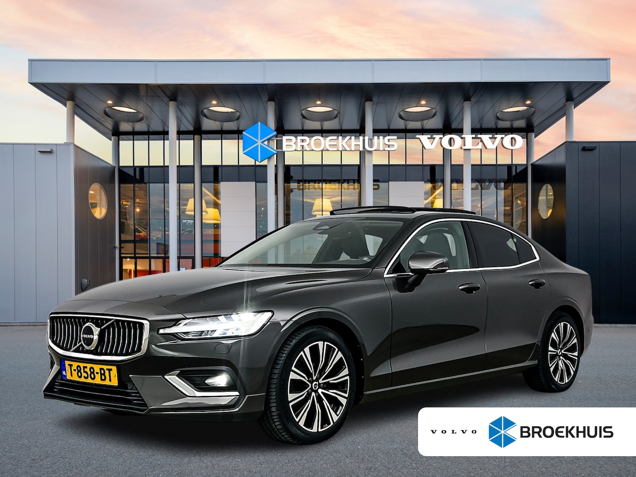 Volvo S60 - B4 Plus Bright | 18" | Geventileerd Nappa | Panoramadak | Harman Kardon | Trekhaak | 360 C - AutoWereld.nl