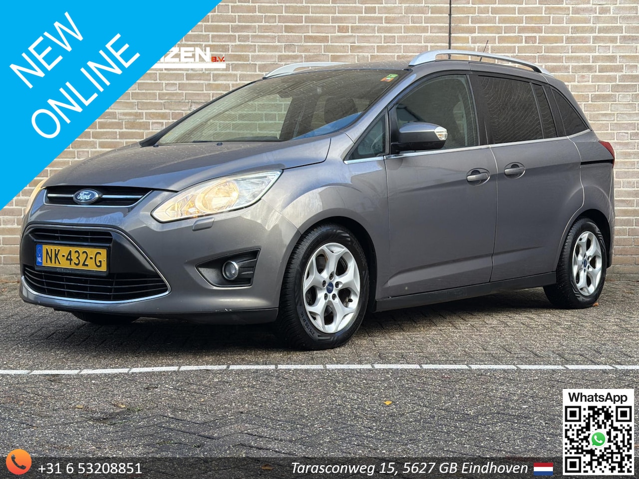 Ford Grand C-Max - 1.6 TDCi Titanium | Climate | Navi | Trekhaak | - AutoWereld.nl