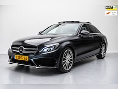 Mercedes-Benz C-klasse - 180 AMG Aut NL-auto [ Panoramadak Sfeerverlichting Leder Stoelverwarming 19 Inch Full-LED