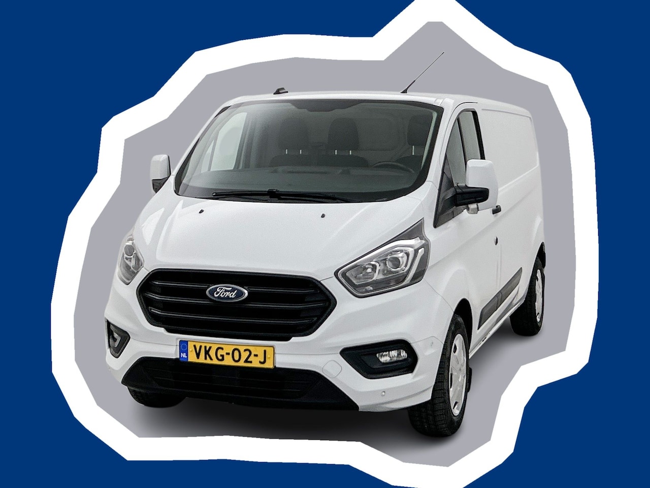 Ford Transit Custom - 320 2.0 TDCI L2H1 Trekhaak Cruise control Parkeersensoren Airco Bluetooth - AutoWereld.nl