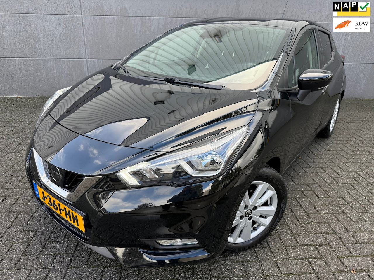 Nissan Micra - 1.0 IG-T N-Connecta*AIRCO*APK*NAP*CRUISE*NAVI*PARK SENSOREN - AutoWereld.nl