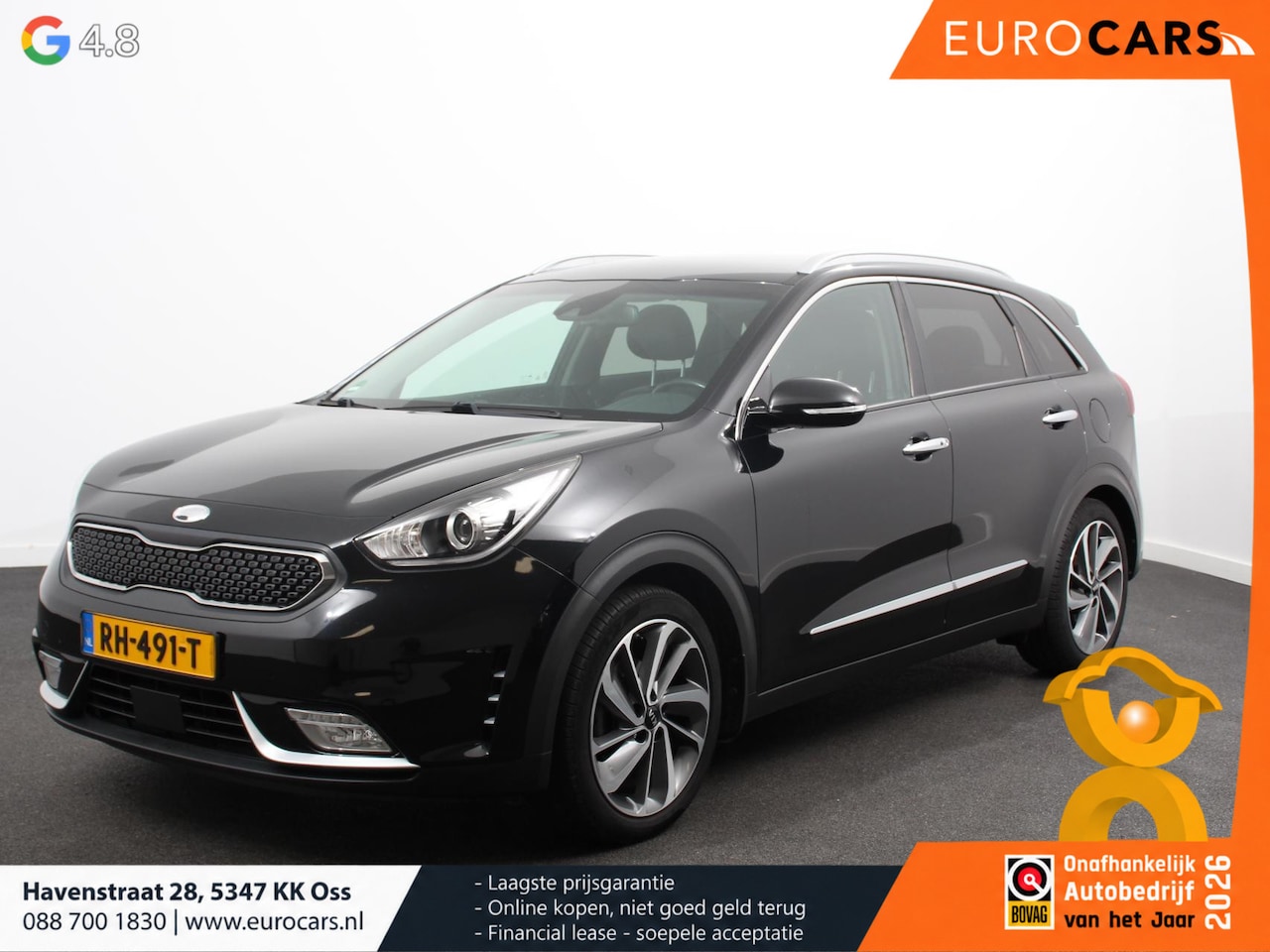Kia Niro - 1.6 GDi Hybrid ExecutiveLine Automaat Climate control Cruise control Trekhaak Camera Licht - AutoWereld.nl