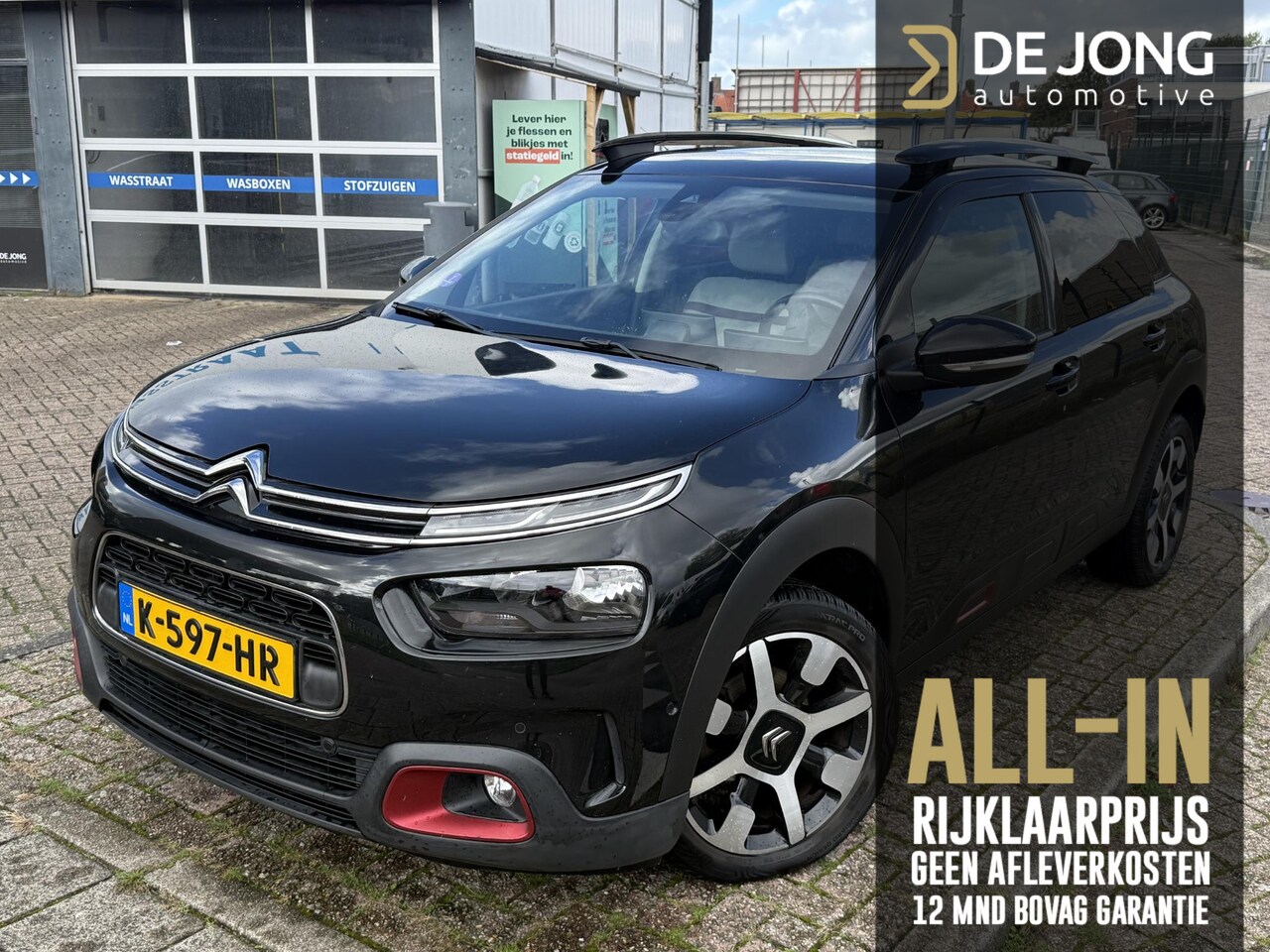 Citroën C4 Cactus - 1.2 PureTech Shine ALL-INRIJKLAARPRIJS/Lederen bekleding/Camera/Sensoren rondom - AutoWereld.nl