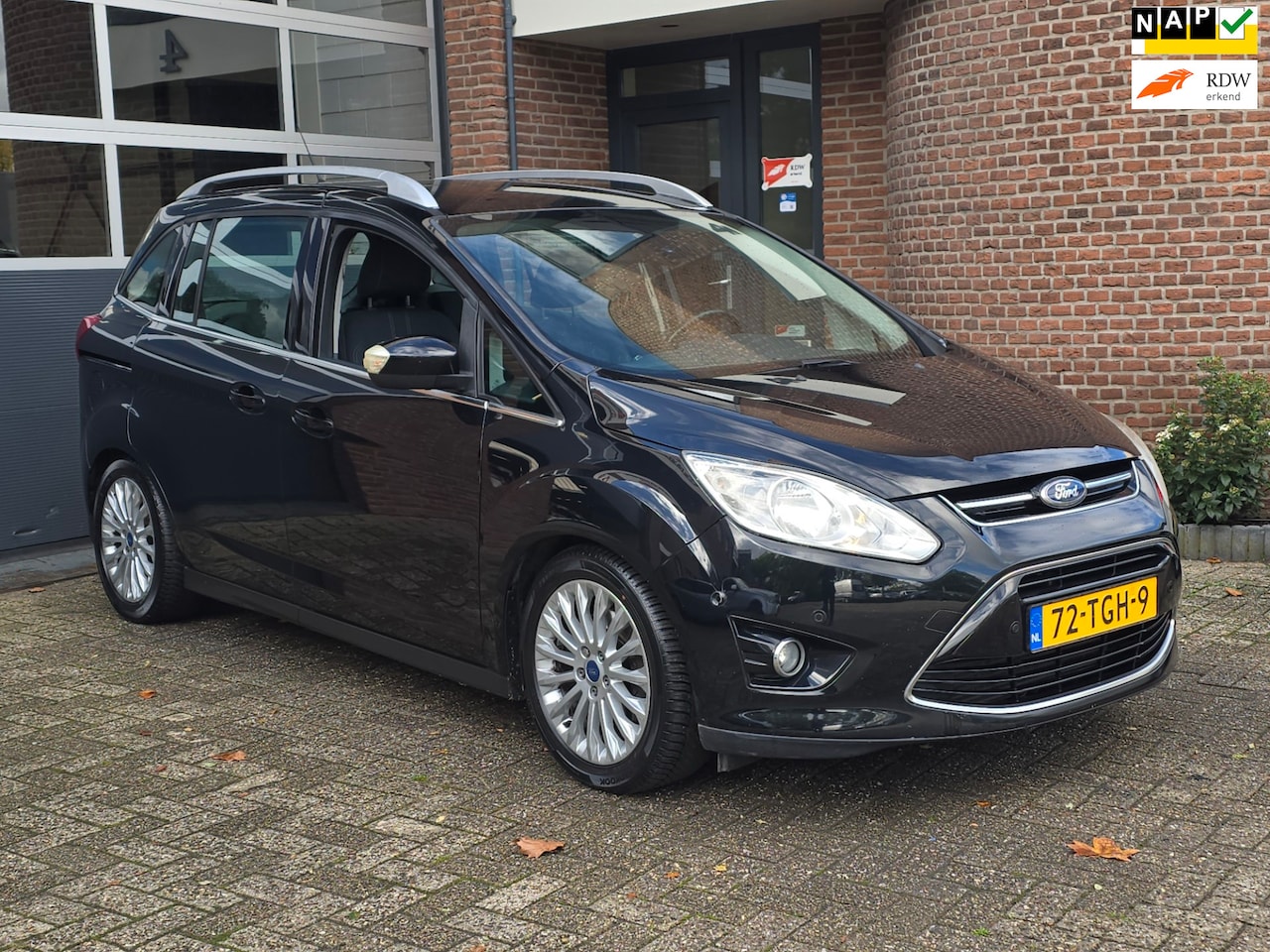 Ford Grand C-Max - 1.6 SCTi Titanium 7p. 6bak |Clima |Trekhaak - AutoWereld.nl