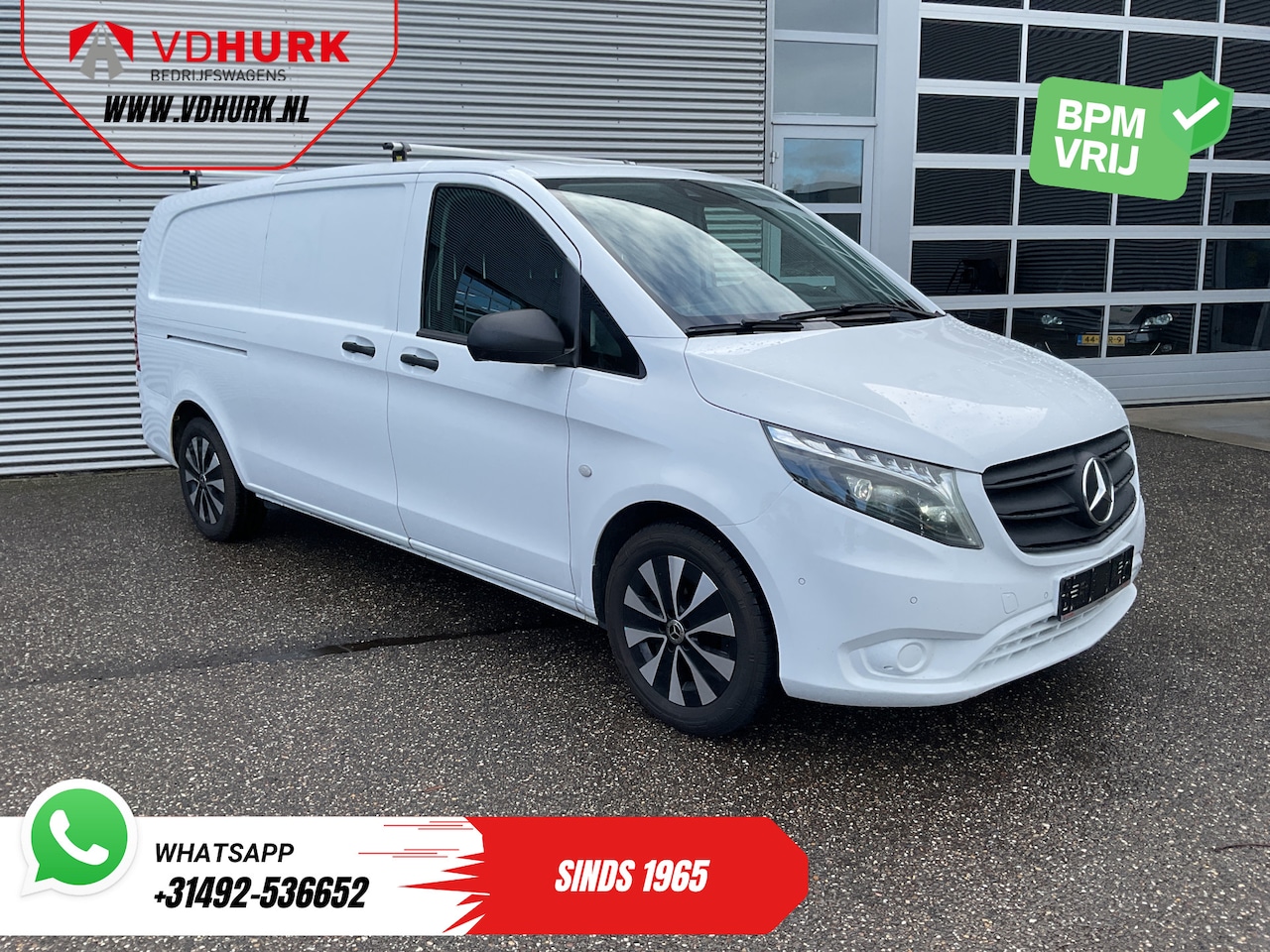 Mercedes-Benz Vito - 119 CDI Aut. L3 LED/ Standkachel/ Stoelverw./ Carplay/ Navi/ Camera/ Airco/ 16'LMV/ Cruise - AutoWereld.nl