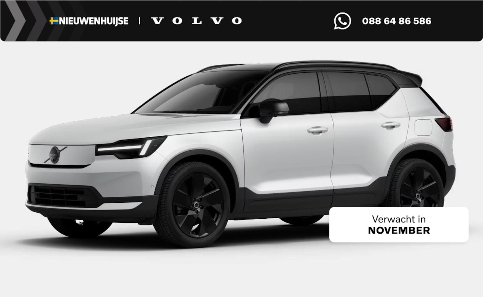 Volvo EX40 - P5 Long Range Ultra Black Edition Europa 82 kWh | Adaptieve Cruise Control | Schuif -/ Kan - AutoWereld.nl