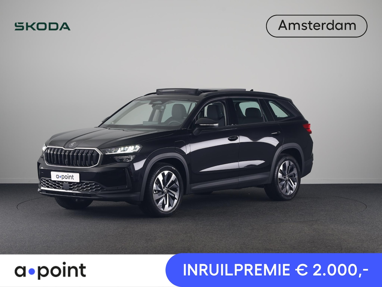 Skoda Kodiaq - 1.5 TSI PHEV 204pk Business Edition Plus | Panoramadak | Elektrische stoelen | Head up dis - AutoWereld.nl