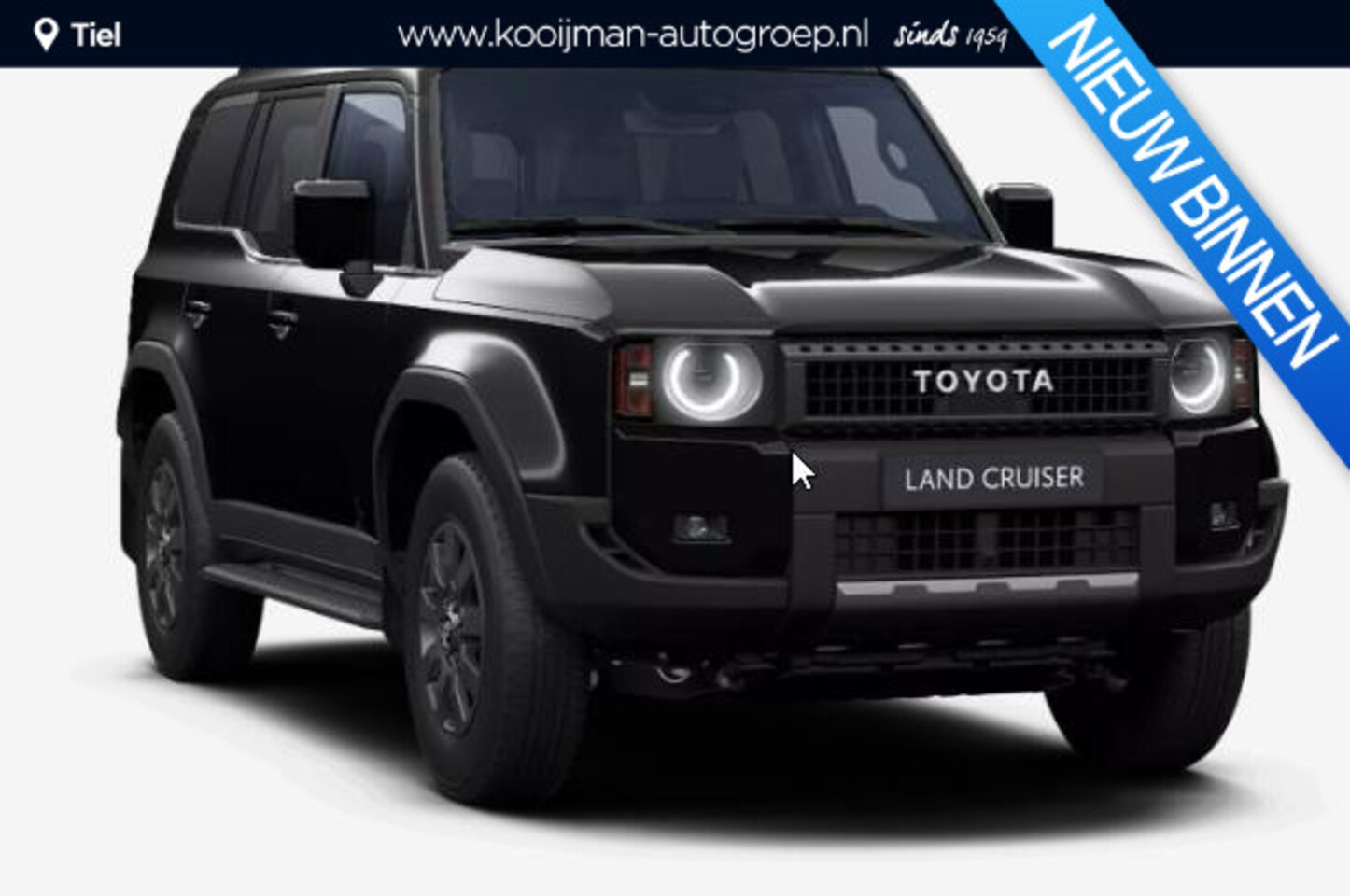 Toyota Land Cruiser - 2.8 D-4D 48V Hybride Std.Roof Window Van Navigator nieuw! uit voorraad leverbaar! - AutoWereld.nl
