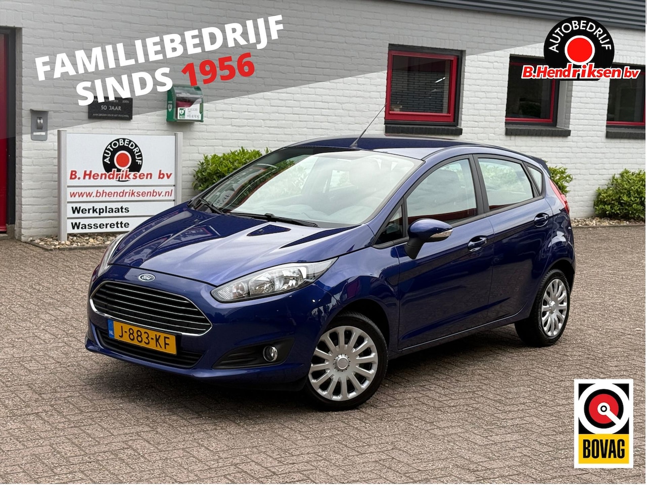 Ford Fiesta - 1.25 82pk 5D Trend/ All season banden/ Airco/ Bluetooth/ Distributieriem vervangen - AutoWereld.nl