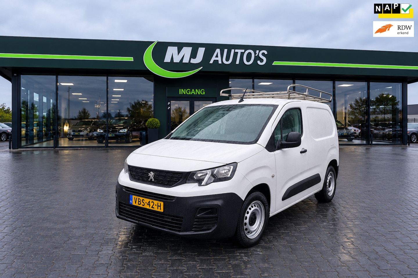 Peugeot Partner - 1.5 BLUEHDI PRO AIRCO 148.170KM-NAP - AutoWereld.nl