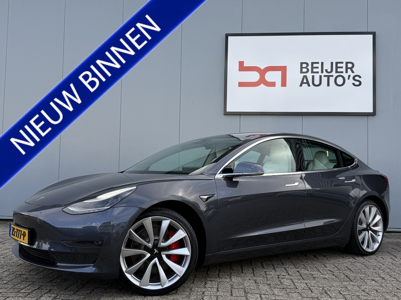 Tesla Model 3 - Performance AWD 75 kWh Automaat Autopilot/Camera. - AutoWereld.nl