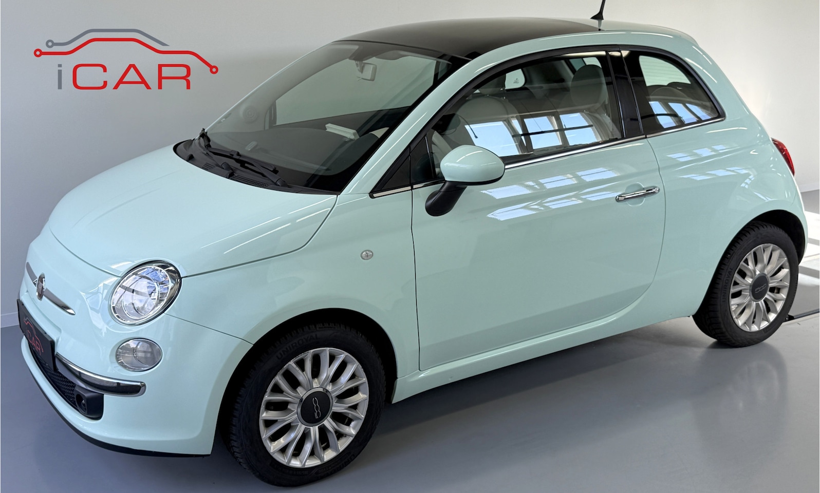 Fiat 500 - 1.2 Lounge Verde Lattementa-Carplay-Pano-PDC - AutoWereld.nl