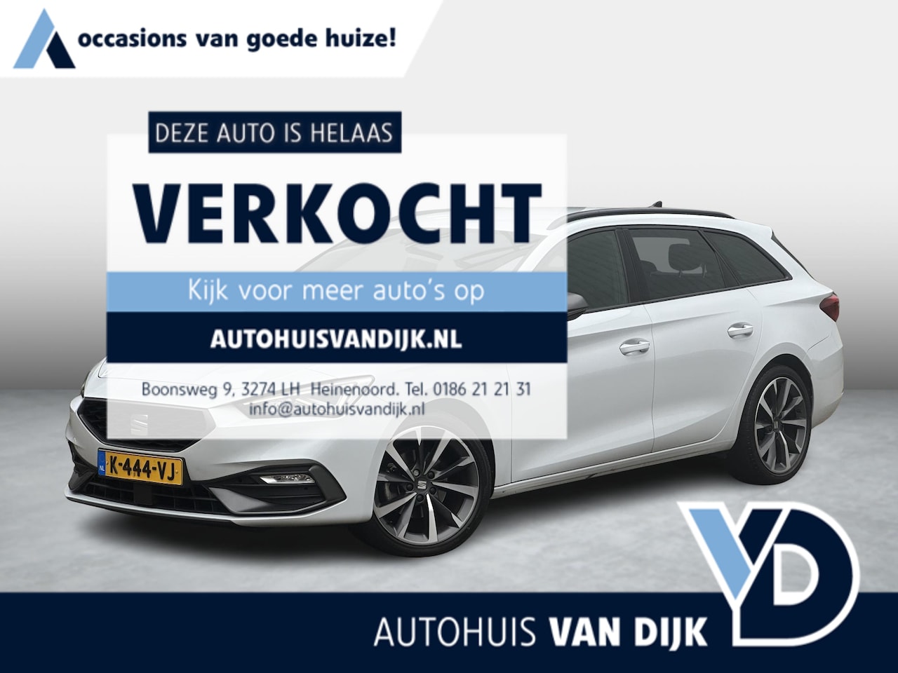 SEAT Leon Sportstourer - 1.5 TSI Style FR Business Intense | Carplay/Adapt.Cruise/18-inch/Sfeerverlichting/LED Kopl - AutoWereld.nl