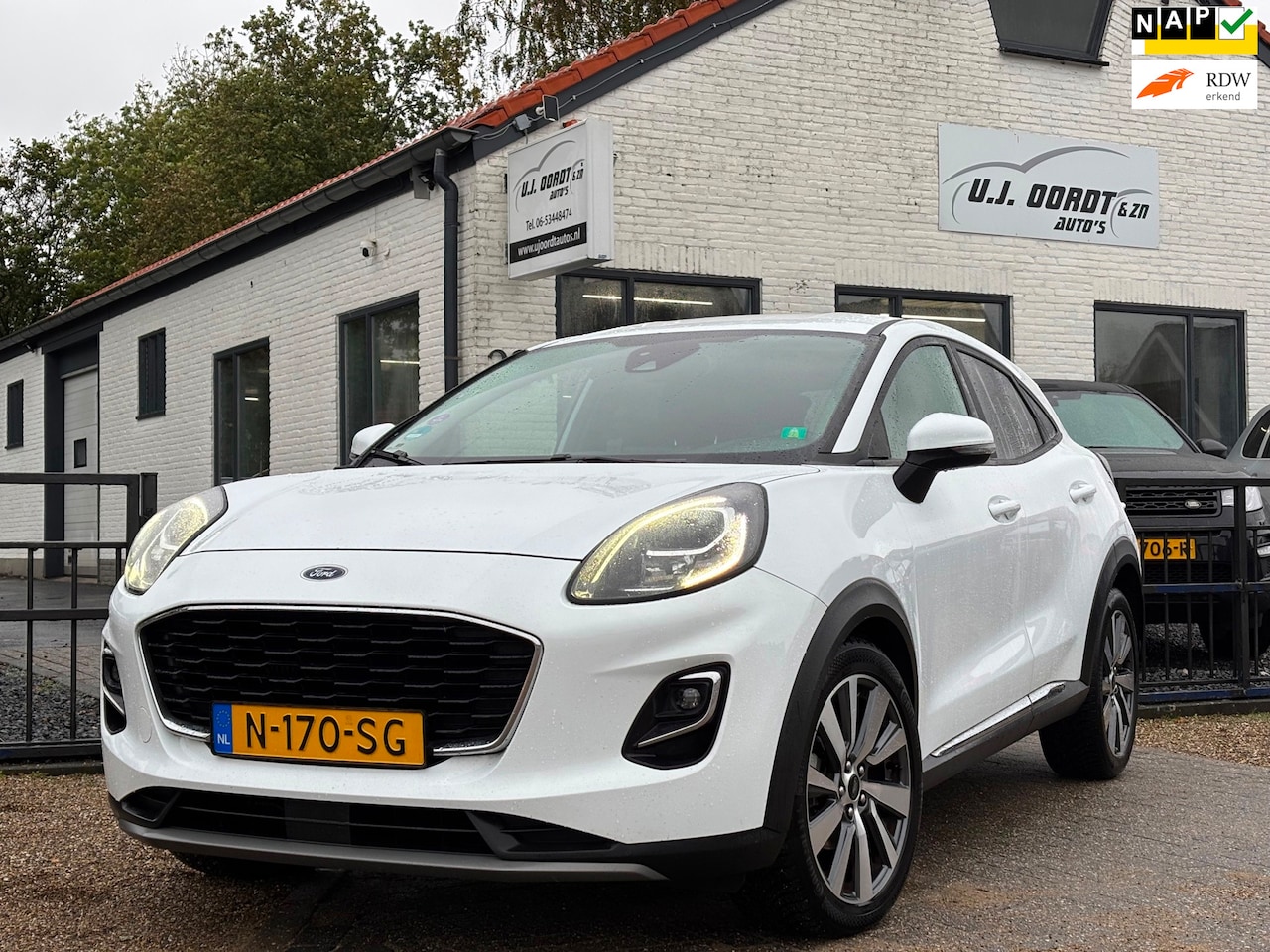 Ford Puma - 1.0 EcoBoost Hybrid Titanium X 1.0 EcoBoost Hybrid Titanium X nette staat!! - AutoWereld.nl