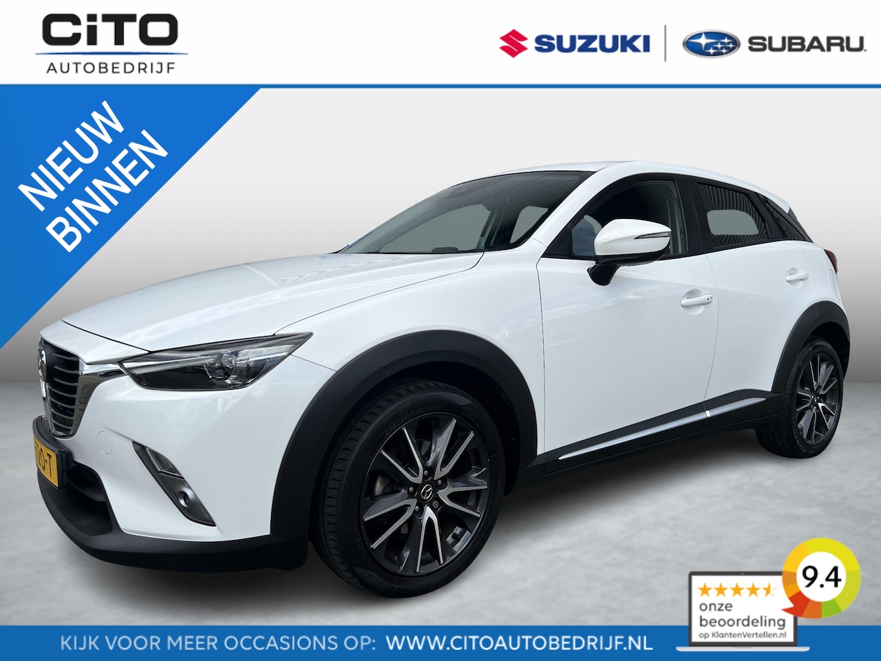 Mazda CX-3 - 2.0 SkyActiv-G 120 SkyLease GT | Trekhaak | Navigatie Full Map | Lederen Interieur | 18" L - AutoWereld.nl