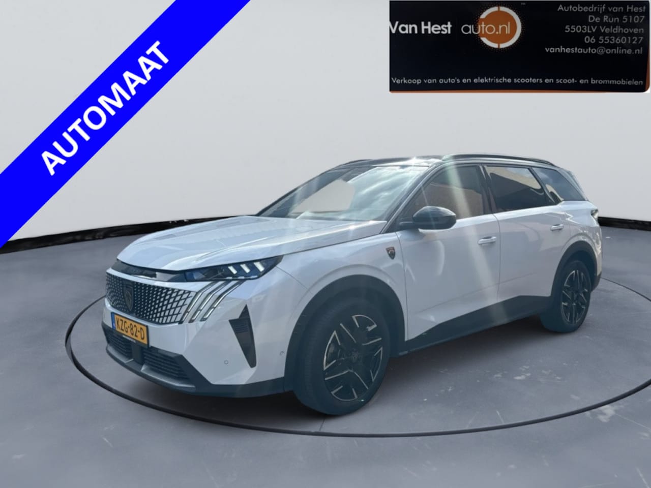 Peugeot 5008 - 1.2 Hyb. 136 GT 7 PERS | SCHUIFDAK | NAVI | CLIMA | LMV | PDC | - AutoWereld.nl