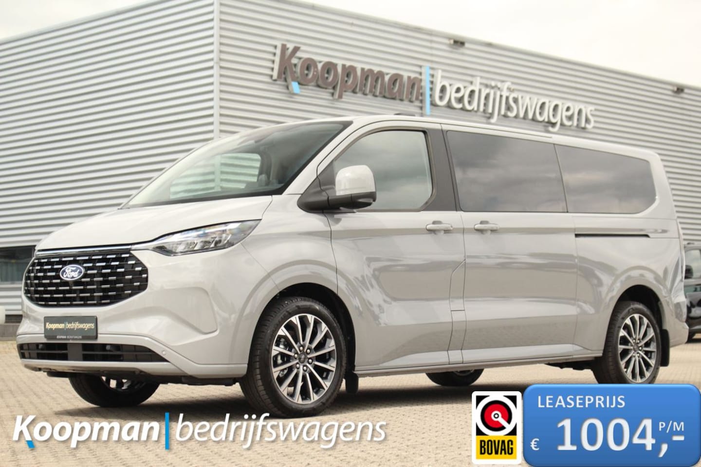 Ford Tourneo Custom - 2.5 PHEV 233pk L2H1 Titanium X | Incl. BPM | 8-Persoons | Elek. schuifdeuren | 360° Camera - AutoWereld.nl