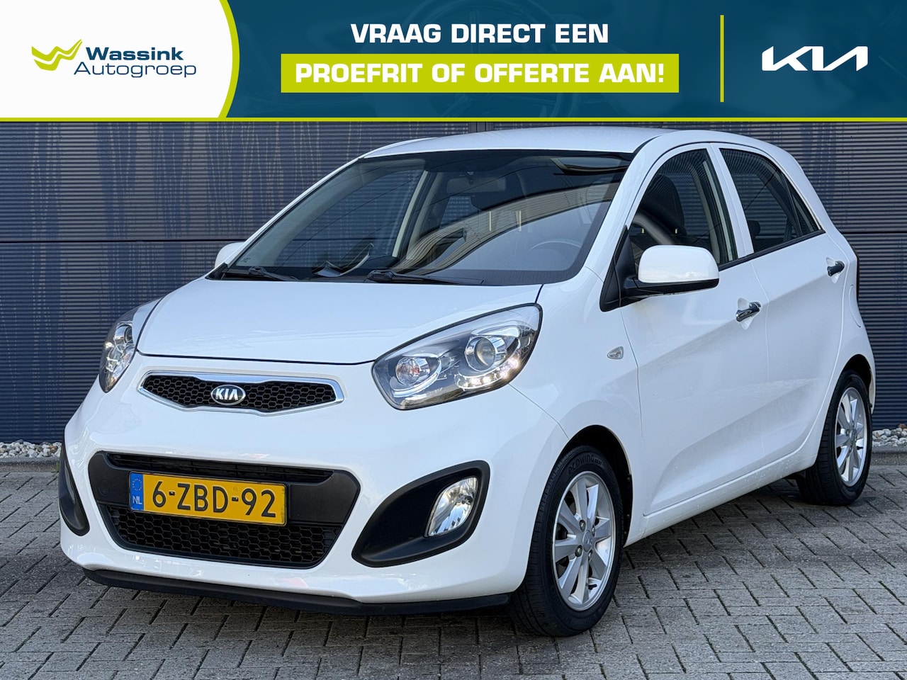 Kia Picanto - 1.0 CVVT BusinessLine | Airco | Bluetooth | Lage kmstand! - AutoWereld.nl