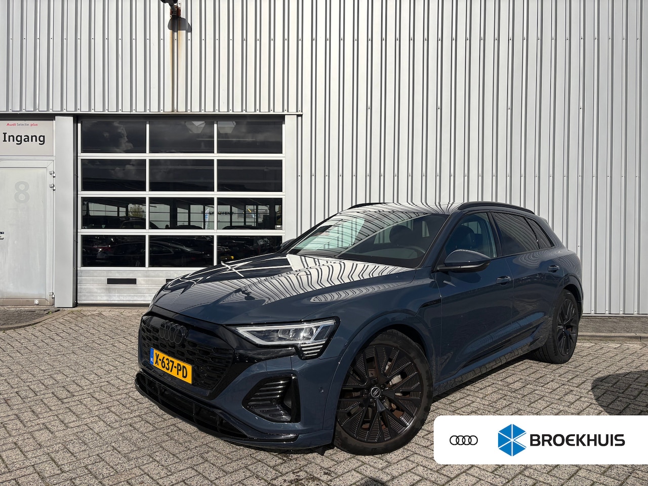 Audi Q8 e-tron - 55 quattro S Edition Competition 115 kWh 408PK | Trekhaak | Panorama dak | Elek. stoelen i - AutoWereld.nl
