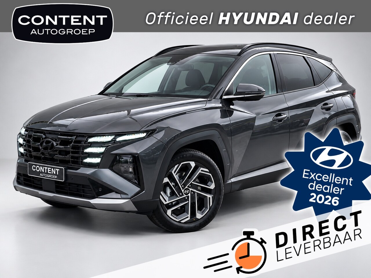 Hyundai Tucson - 1.6 T-GDi PHEV Aut Premium Sky I Voorraad deal! - AutoWereld.nl