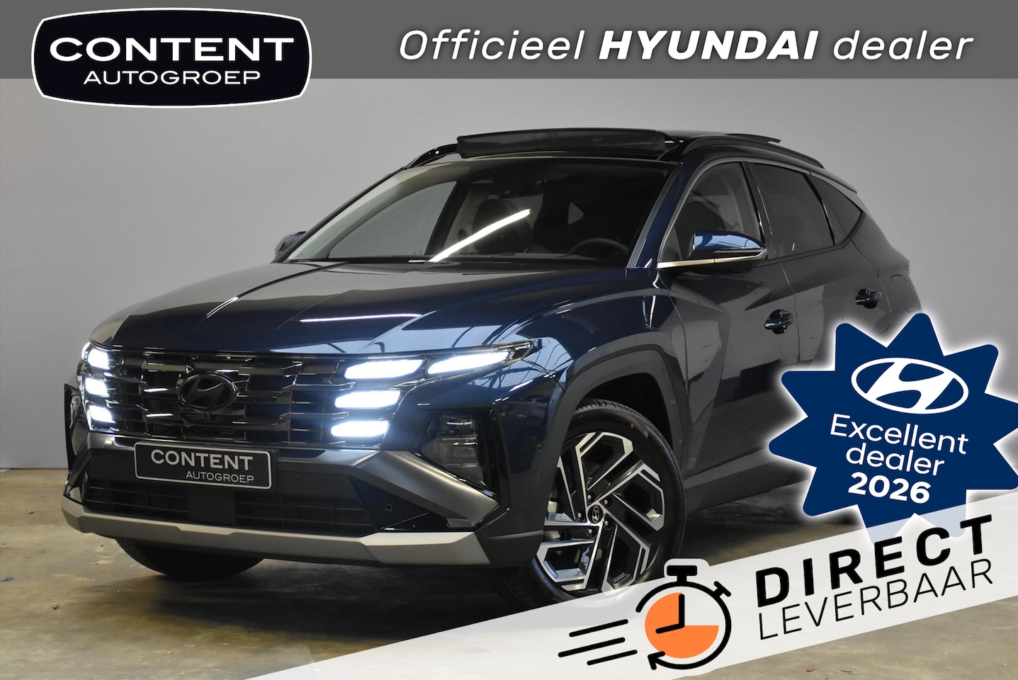 Hyundai Tucson - 1.6 T-GDi PHEV Aut Premium Sky I Voorraad deal! - AutoWereld.nl