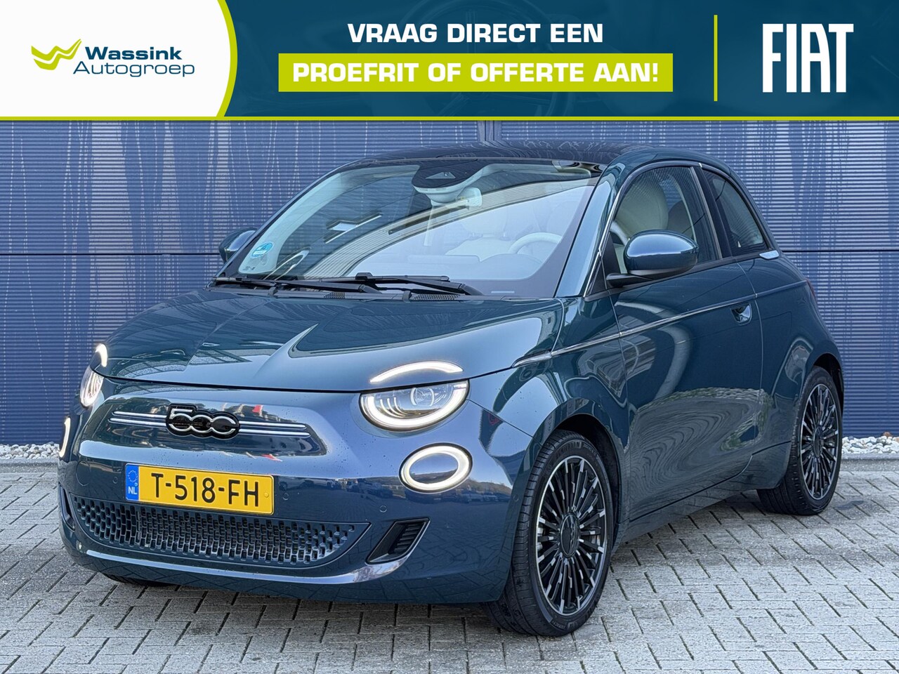 Fiat 500 - La Prima 42 kWh | Navigatie | Apple Carplay/Android Auto | Camera | JBL | Panoramadak | Le - AutoWereld.nl