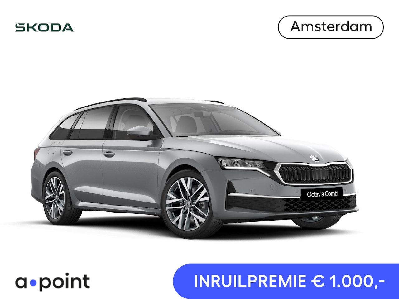 Skoda Octavia Combi - Business Edition Plus m-HEV 1.5 TSI 150 pk 7 versn. DSG | Trekhaak, wegklapbaar | Winter p - AutoWereld.nl