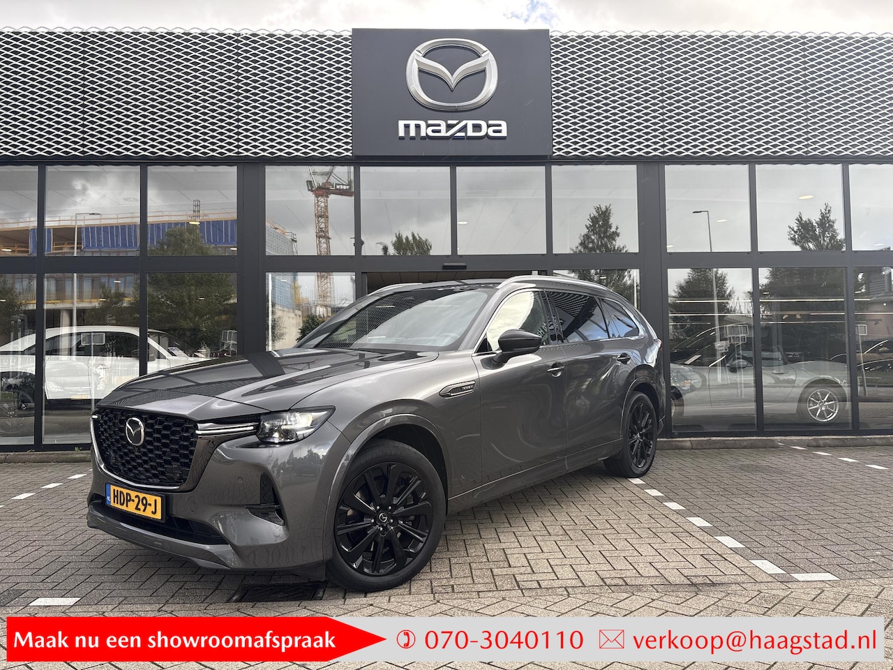 Mazda CX-80 - 2.5 e-SkyActiv PHEV Homura Plus 6p. 1e Eig / NL Auto / Trekhaak / Dealer Onderhouden - AutoWereld.nl