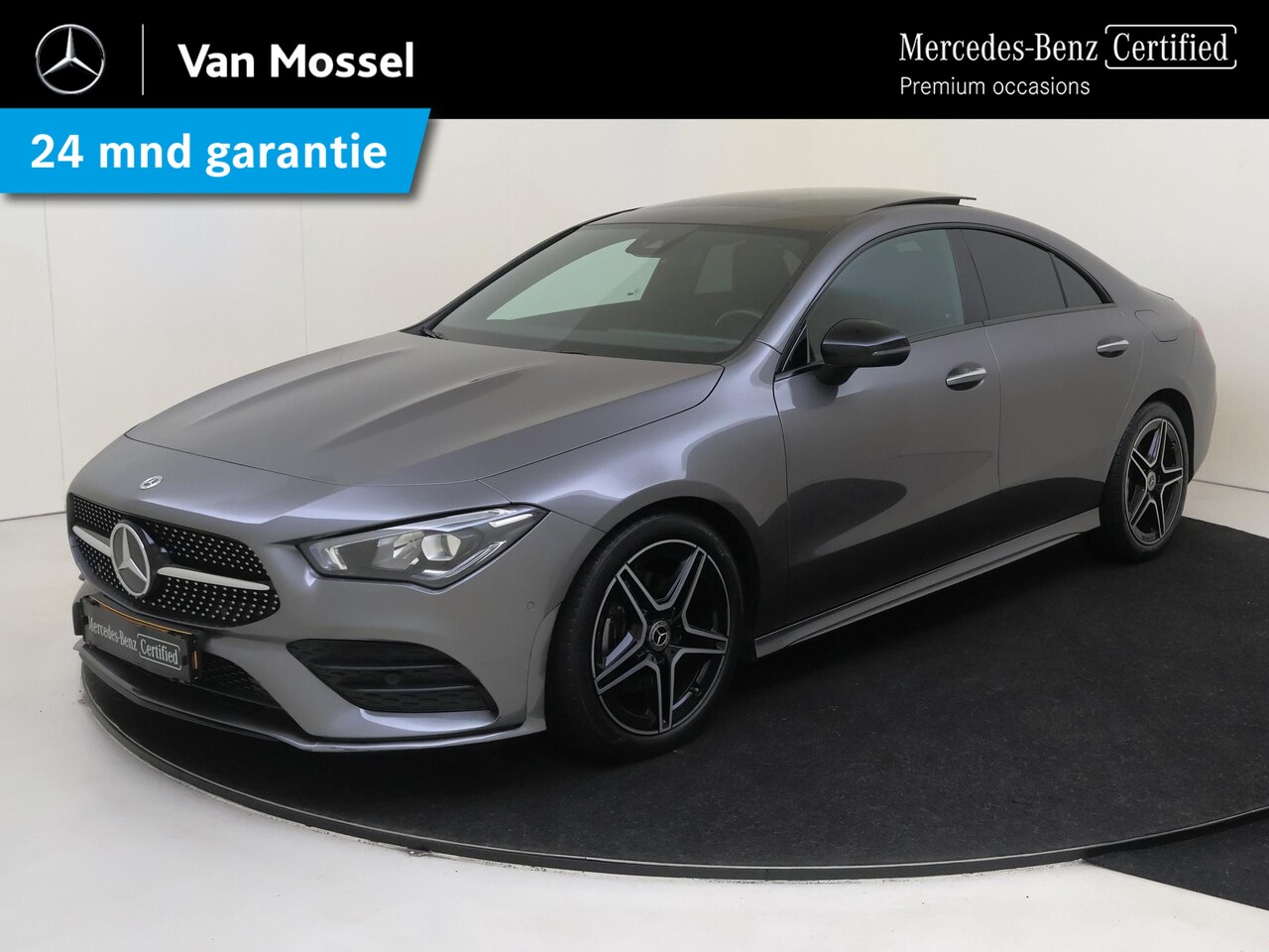 Mercedes-Benz CLA-Klasse - 180 AMG Line / Stoelverwarming / Panaromadak / Achteruitcamera / Night-Pakket / Sfeerverli - AutoWereld.nl