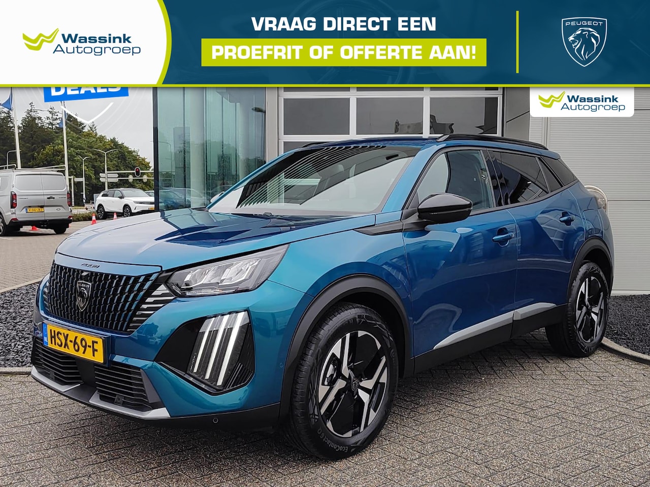 Peugeot 2008 - 1.2 Hybrid 145 Allure automaat | Camera | Trekhaak | Navigatie | tot 8 jaar Peugeot garant - AutoWereld.nl